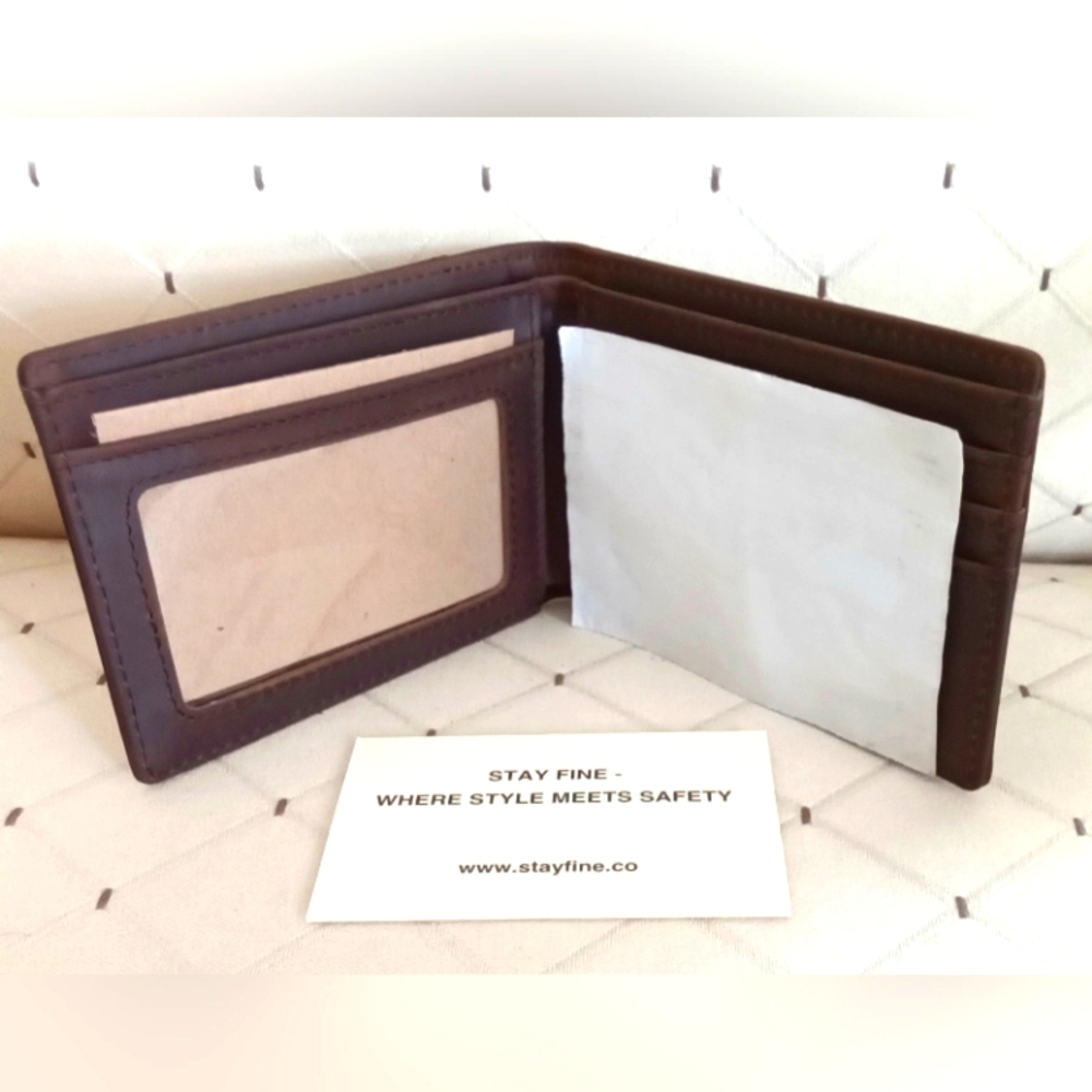 STAY FINE TOP GRAIN LEATHER WALLET